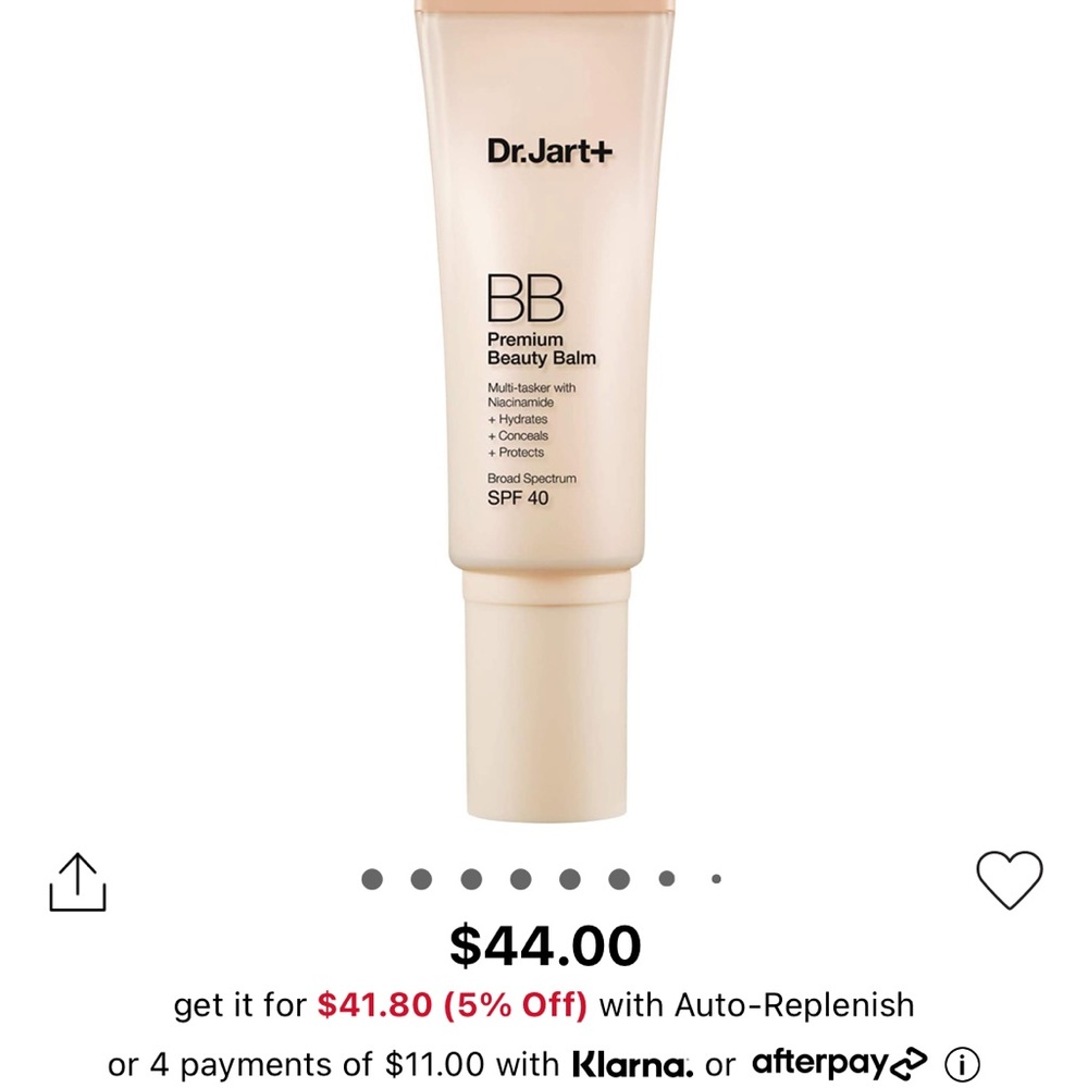 Dr.Jart+ BB Premium Beauty Balm multitasker with niacinamide - with SPF 40